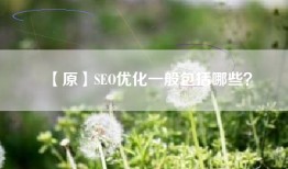 【原】SEO优化一般包括哪些？