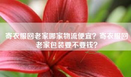 寄衣服回老家哪家物流便宜？寄衣服回老家包装要不要钱？