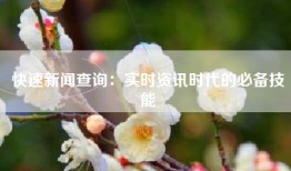 快速新闻查询：实时资讯时代的必备技能