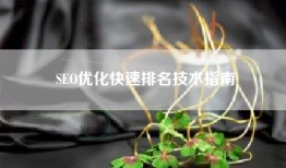 SEO优化快速排名技术指南