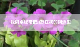 我同桌经常把JJ放在我的阴道里