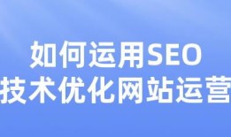 如何运用SEO技术优化网站运营