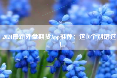 2024最新外盘期货App推荐：这10个别错过！